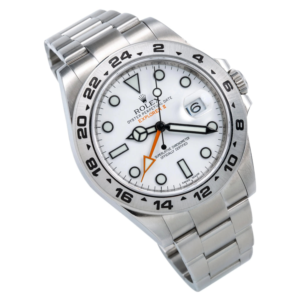 Explorer II 42MM Polar 216570 – White Dial Stainless Steel Oyster Bracelet