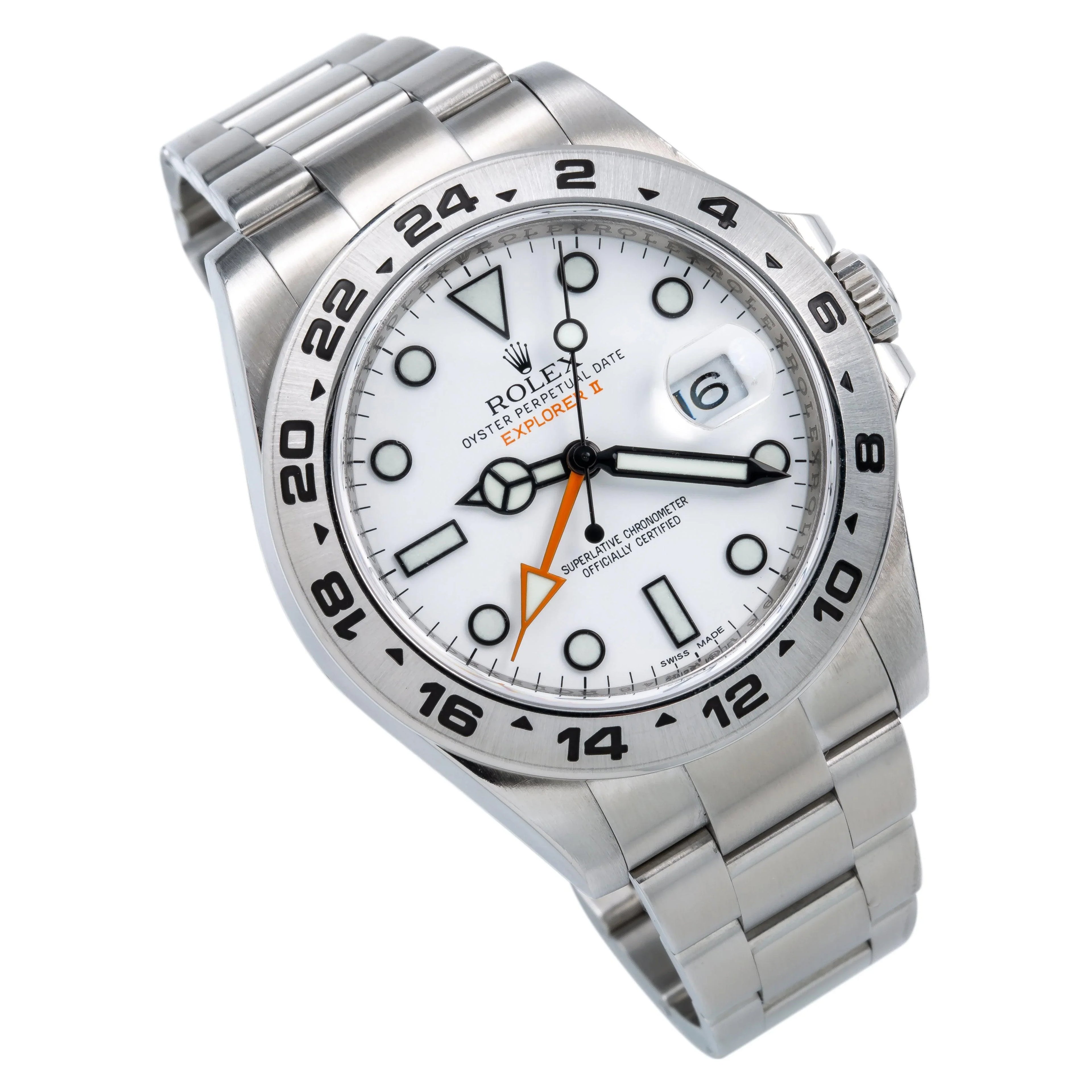 Explorer II 42MM Polar 216570 – White Dial Stainless Steel Oyster Bracelet