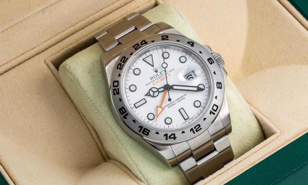 Explorer II 42MM Polar 216570 – White Dial Stainless Steel Oyster Bracelet
