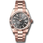 Sky-Dweller 336935 Everose Gold Slate Dial Oyster Bracelet 42mm