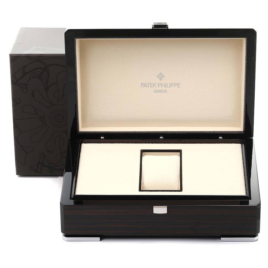 10 Day Power Reserve White Gold Blue Dial Mens Watch 5100G 5100
