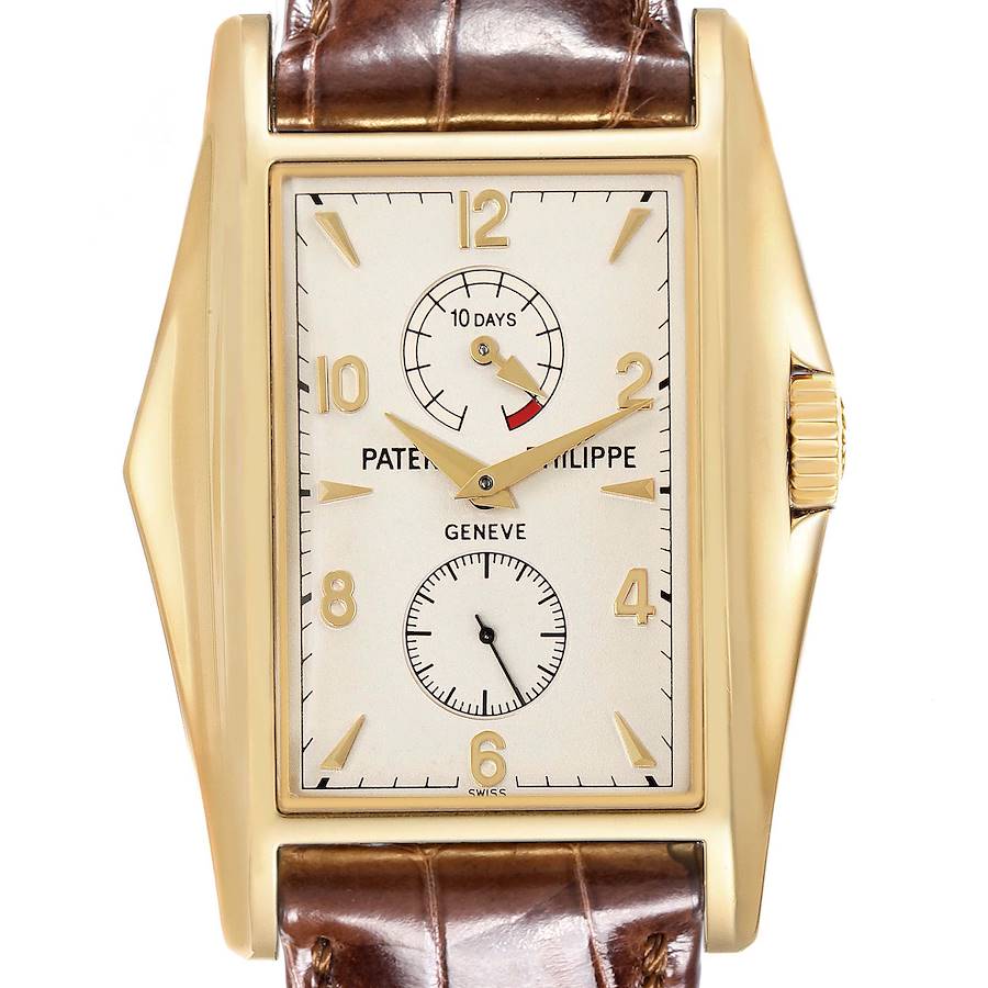 10 Day Power Reserve Yellow Gold Mens Watch 5100J Box Papers