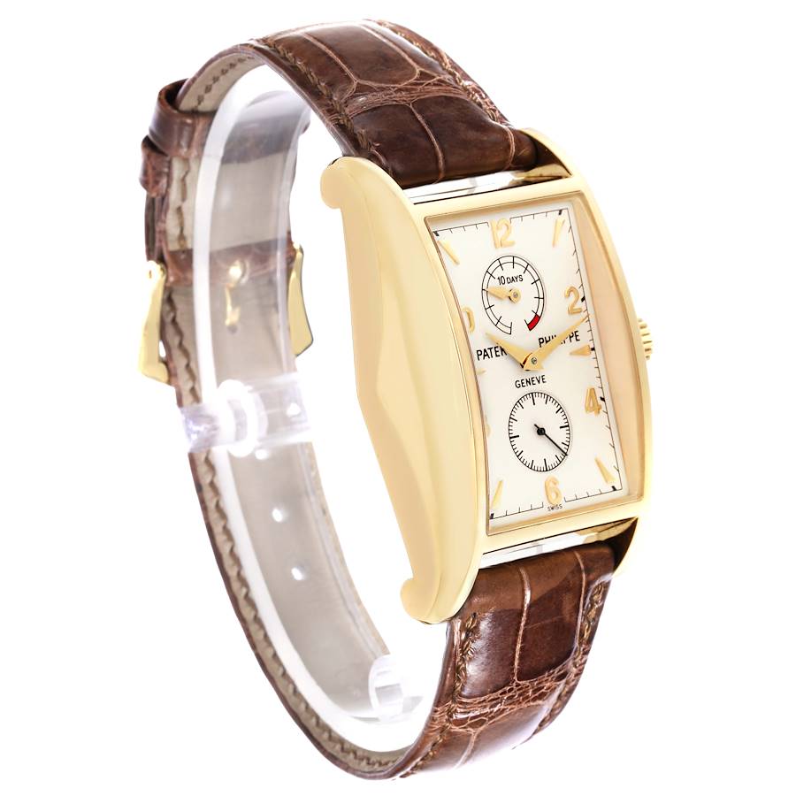 10 Day Power Reserve Yellow Gold Mens Watch 5100J Box Papers