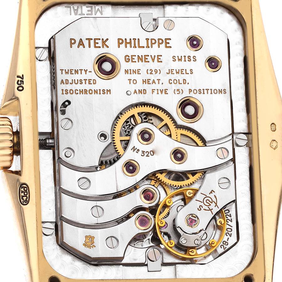 10 Day Power Reserve Yellow Gold Mens Watch 5100J Box Papers