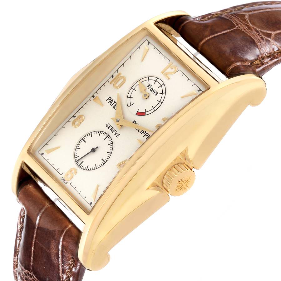 10 Day Power Reserve Yellow Gold Mens Watch 5100J Box Papers