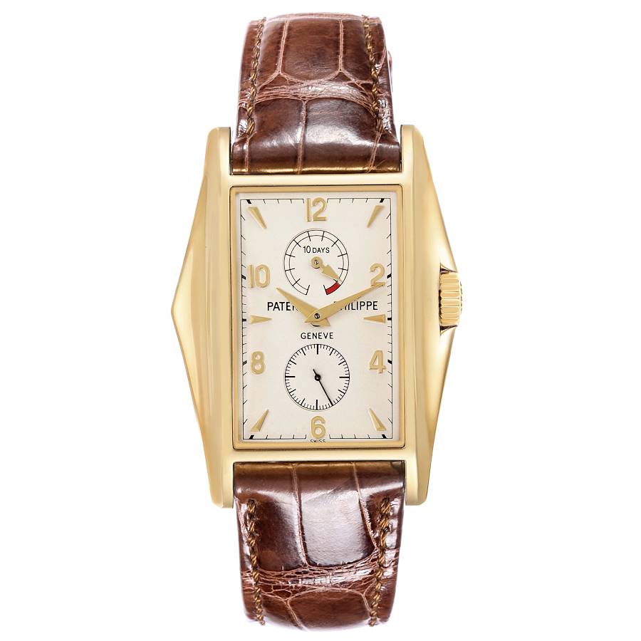 10 Day Power Reserve Yellow Gold Mens Watch 5100J Box Papers