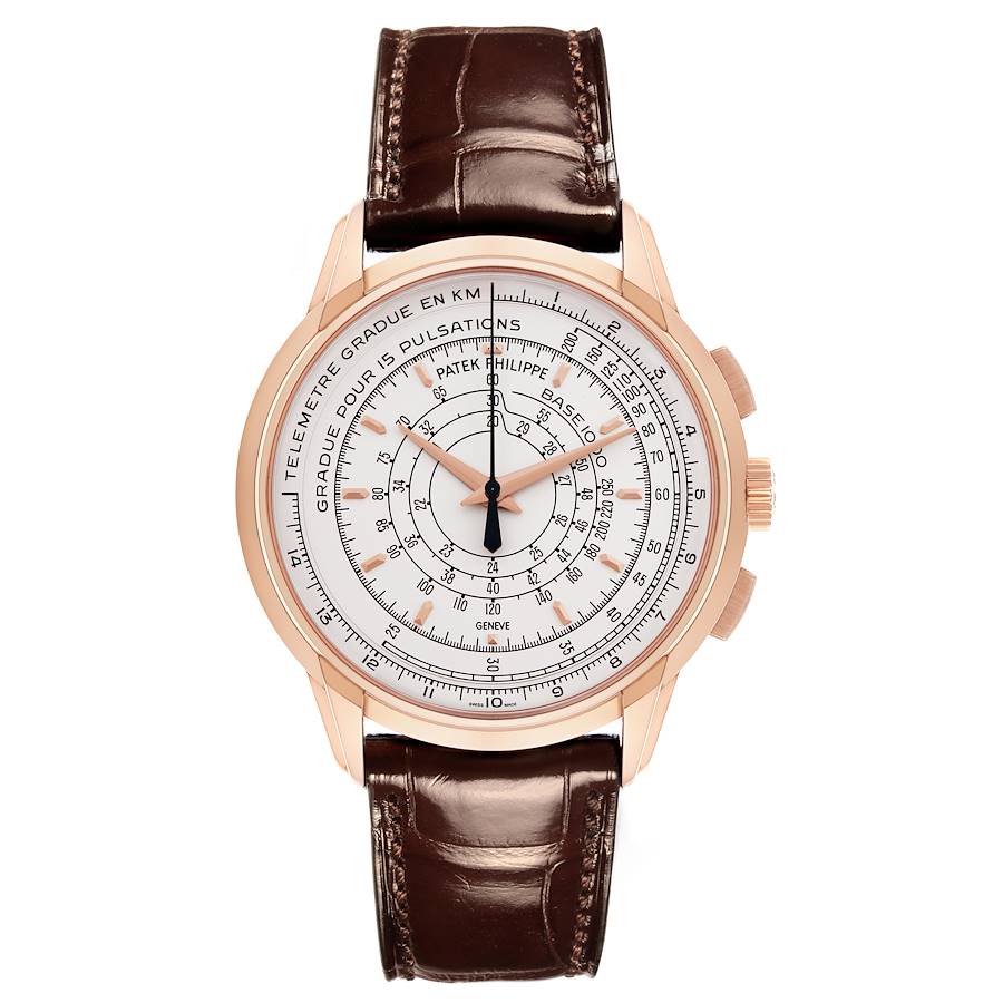 175th Anniversary Multi-Scale Rose Gold Watch 5975R 5975 Box Papers