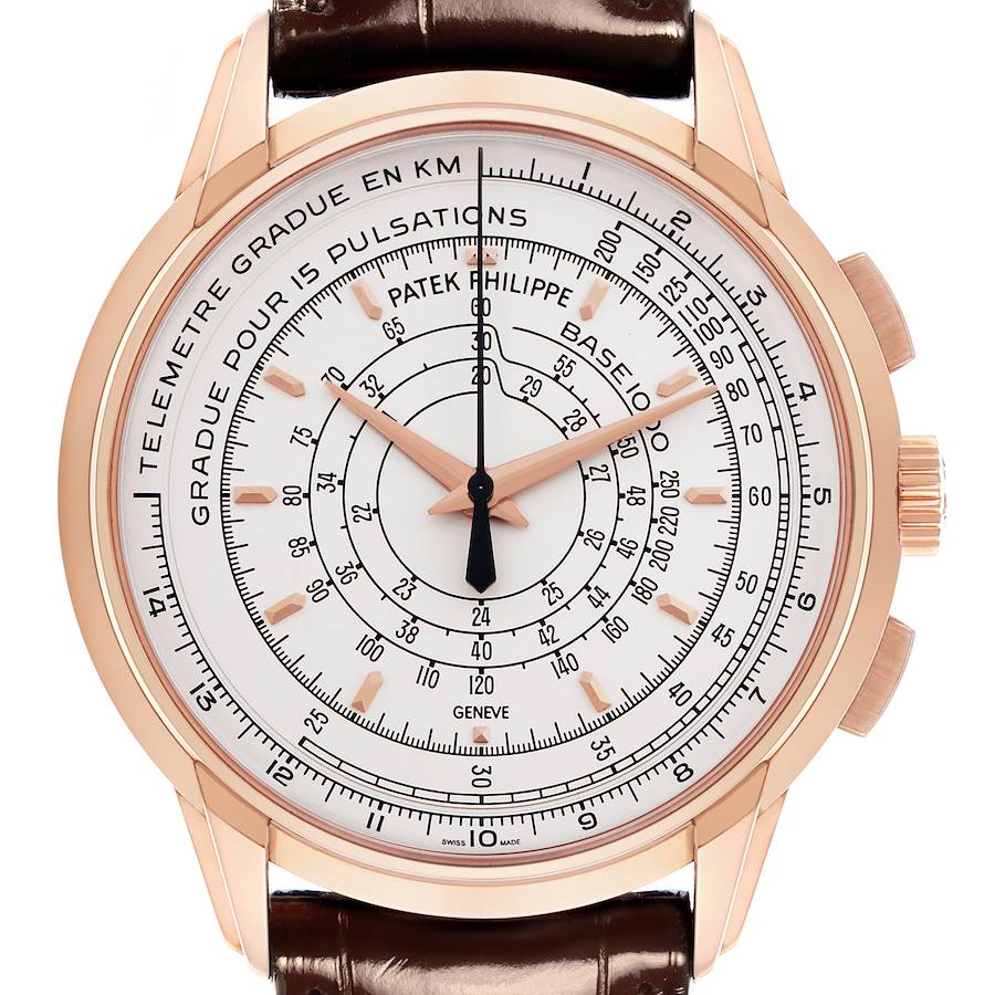 175th Anniversary Multi-Scale Rose Gold Watch 5975R 5975 Box Papers