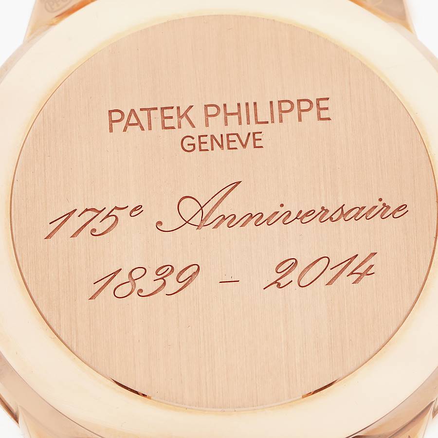 175th Anniversary Multi-Scale Rose Gold Watch 5975R 5975 Box Papers
