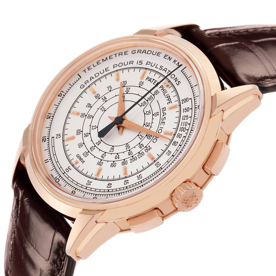 175th Anniversary Multi-Scale Rose Gold Watch 5975R 5975 Box Papers