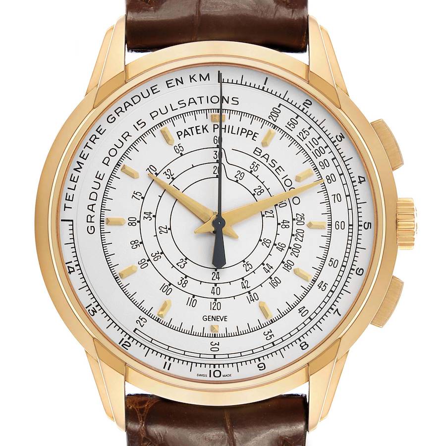 175th Anniversary Multi-Scale Yellow Gold Mens Watch 5975J