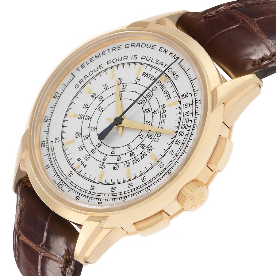 175th Anniversary Multi-Scale Yellow Gold Mens Watch 5975J