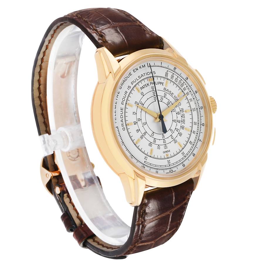 175th Anniversary Multi-Scale Yellow Gold Mens Watch 5975J
