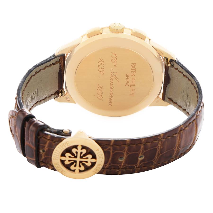 175th Anniversary Multi-Scale Yellow Gold Mens Watch 5975J