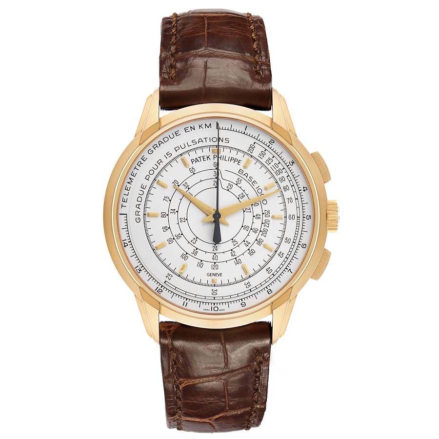 175th Anniversary Multi-Scale Yellow Gold Mens Watch 5975J
