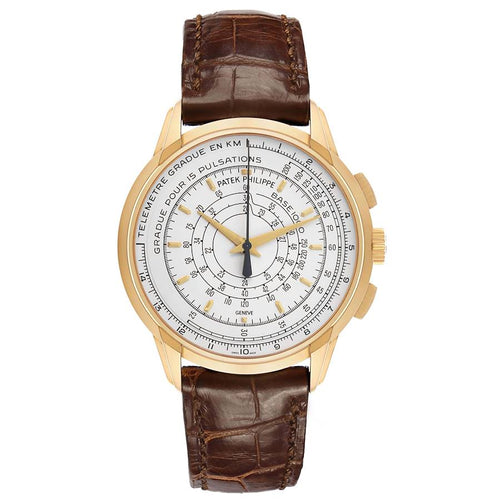 175th Anniversary Multi-Scale Yellow Gold Mens Watch 5975J