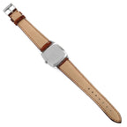 18k White Gold Brown Dial Vintage Mens Watch 3566