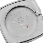 18k White Gold Brown Dial Vintage Mens Watch 3566