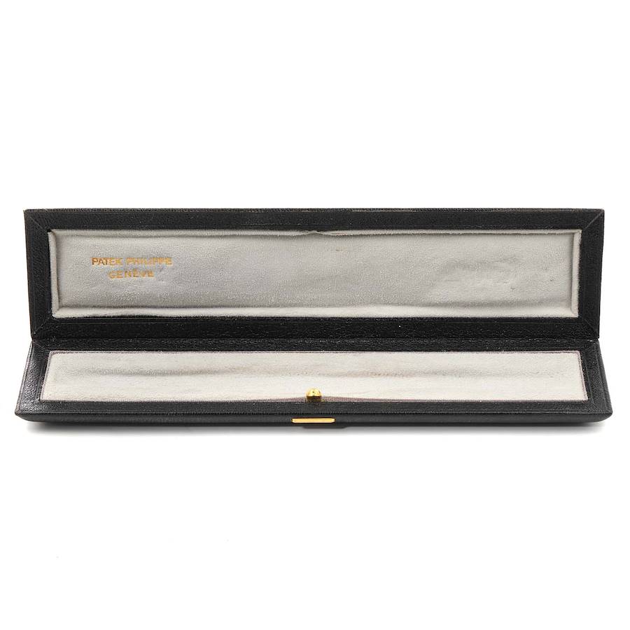 18k White Gold Silver Dial Vintage Mens Watch 3544