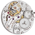 18k White Gold Silver Dial Vintage Mens Watch 3666