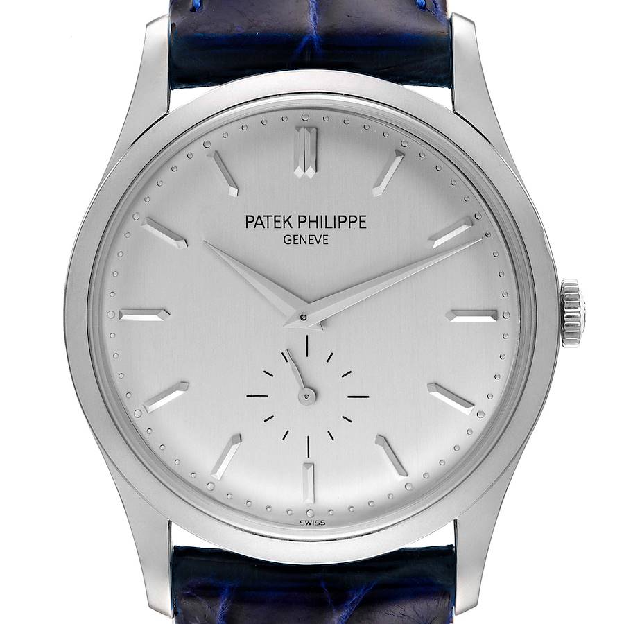 Calatrava White Gold Mechanical Mens Watch 5196