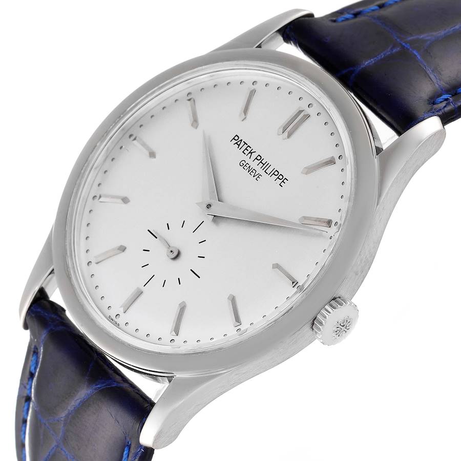 Calatrava White Gold Mechanical Mens Watch 5196