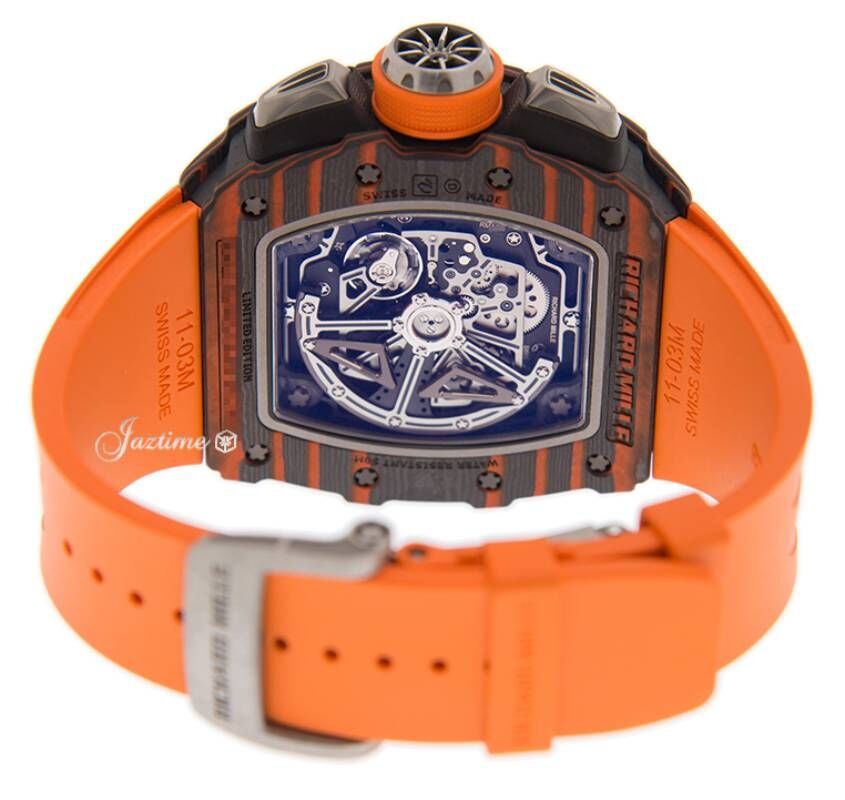 Automatic Flyback Chronograph McLaren Carbon TPT Orange RM 11-03