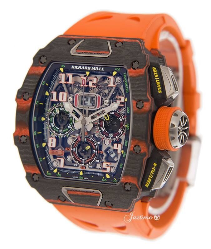 Automatic Flyback Chronograph McLaren Carbon TPT Orange RM 11-03