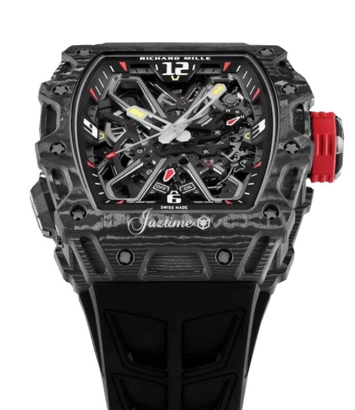 Automatic Winding Rafael Nadal Black Carbon & Quartz TPT RM 35-03 - BRAND NEW