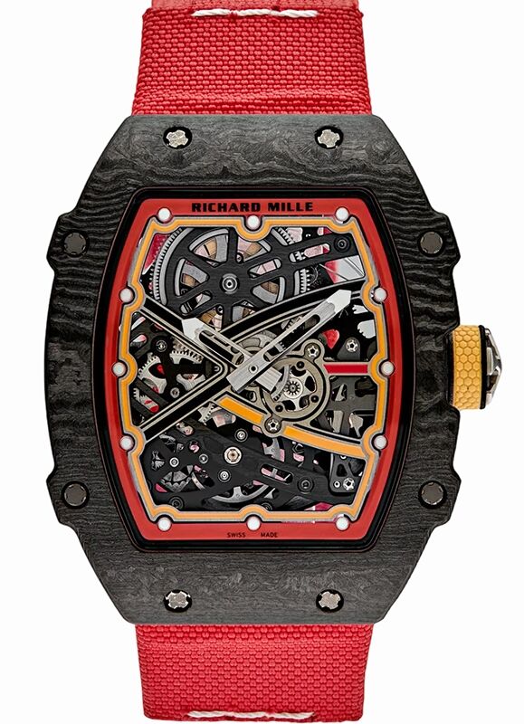 Automatic Winding Extra Flat Alexander Zverev Edition Carbon TPT Skeleton Dial RM 67-02 - BRAND NEW