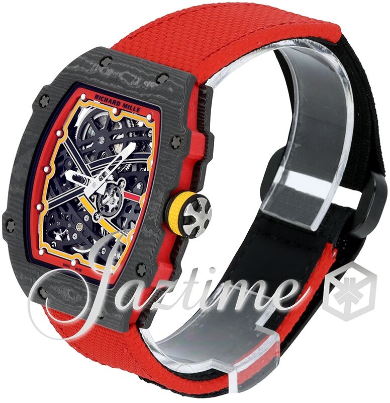 Automatic Winding Extra Flat Alexander Zverev Edition Carbon TPT Skeleton Dial RM 67-02 - BRAND NEW