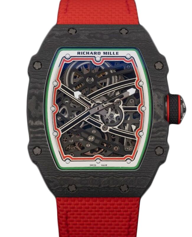 Extra Flat Italy Carbon TPT Red Green RM 67-02 - BRAND NEW