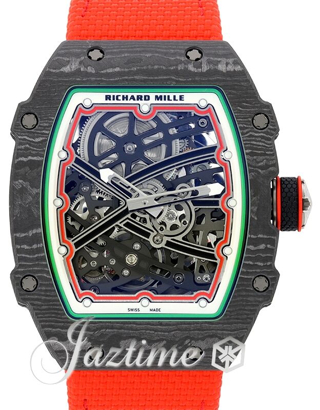 Extra Flat Italy Carbon TPT Red Green RM 67-02 - BRAND NEW