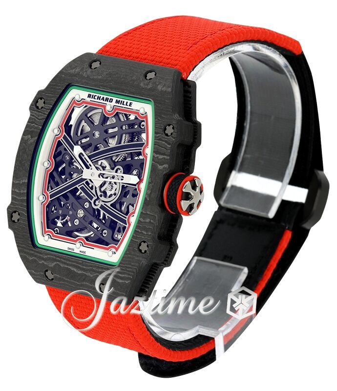 Extra Flat Italy Carbon TPT Red Green RM 67-02 - BRAND NEW