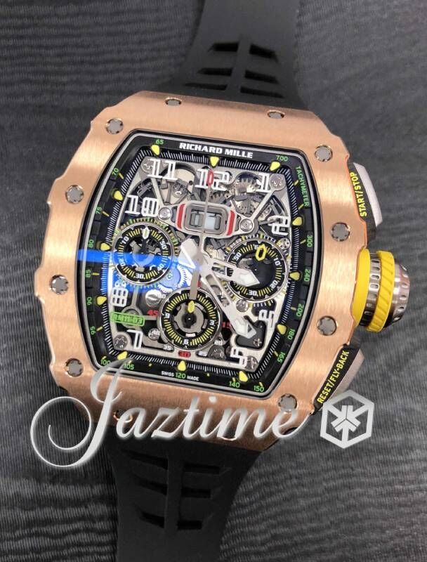 Automatic Winding Flyback Chronograph Rose Gold/Titanium RM 11-03