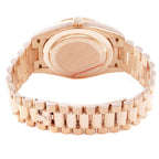 Day-Date 40 President Rose Gold Brown Diamond Mens Watch 228345