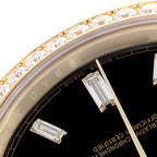 Day-Date 40 President Yellow Gold Diamond Bezel Mens Watch 228348