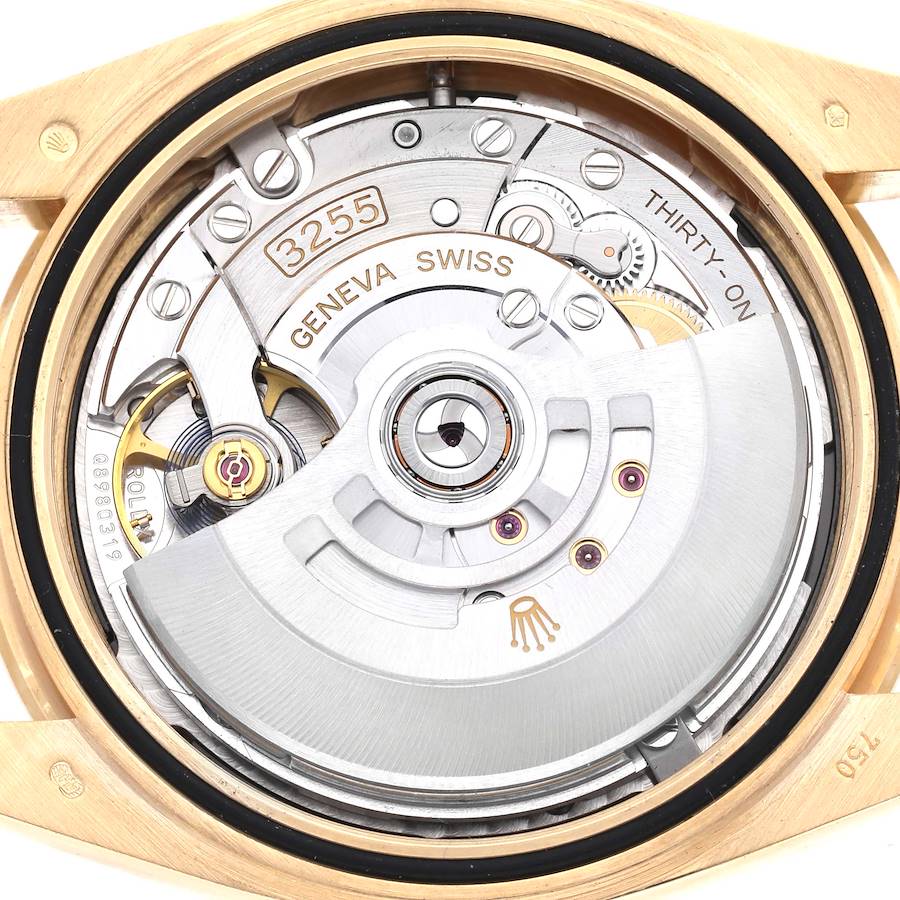 Day-Date 40 President Yellow Gold Diamond Bezel Mens Watch 228348