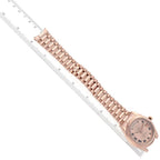 Day-Date II Concentric Roman Dial Rose Gold Mens Watch 218235 Box Card