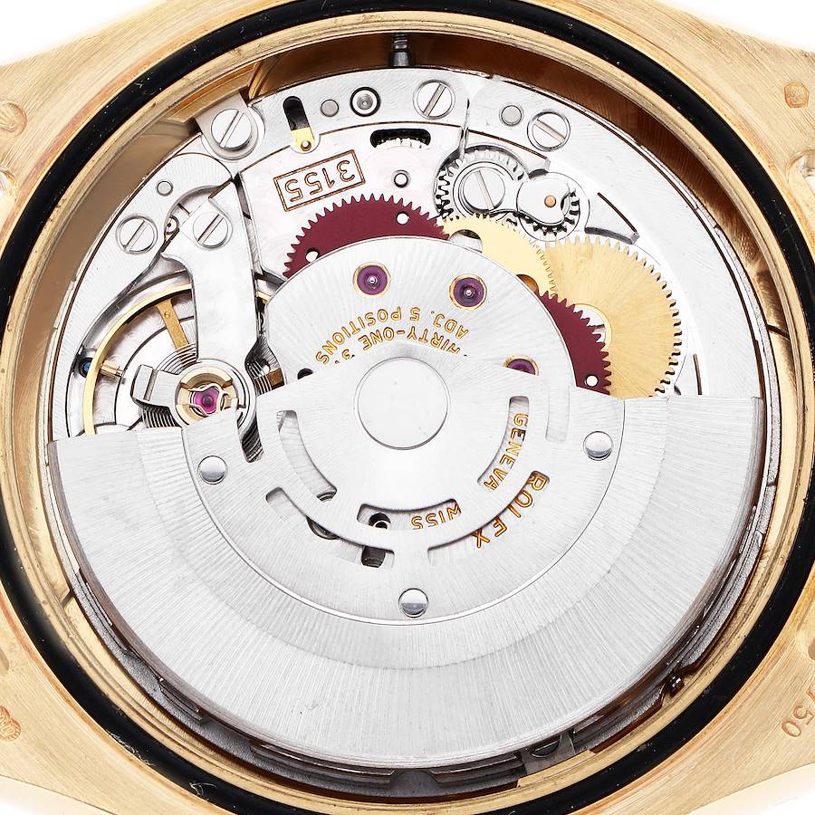 Day-Date Masterpiece Meteorite White Yellow Rose Gold Diamond Watch 18948