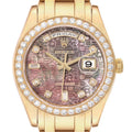 Day-Date Masterpiece Mother Of Pearl Yellow Gold Diamond Watch 18948