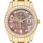 Day-Date Masterpiece Mother Of Pearl Yellow Gold Diamond Watch 18948