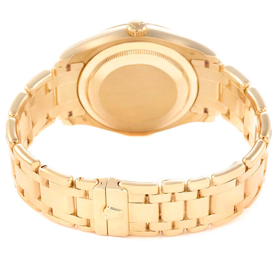 Day-Date Masterpiece Mother Of Pearl Yellow Gold Diamond Watch 18948
