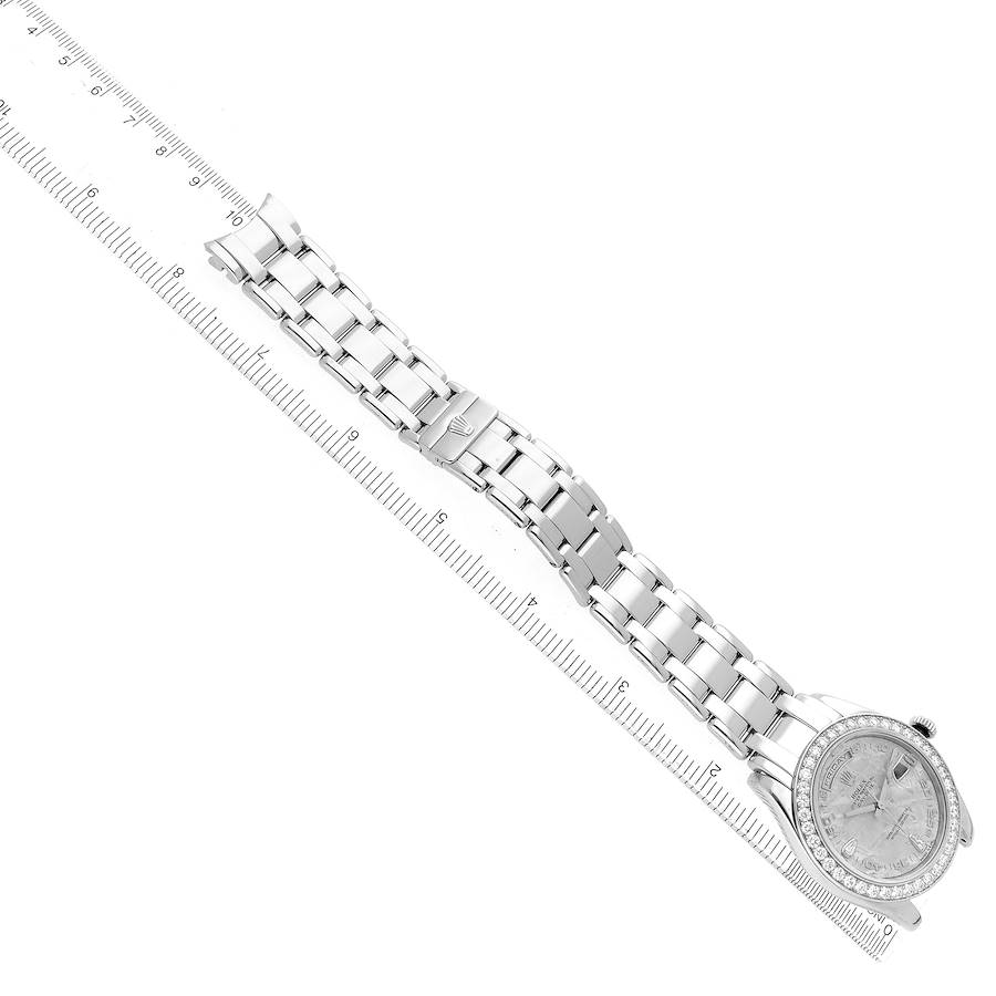 Day-Date Masterpiece Platinum Diamond Meteorite Mens Watch 18946