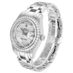 Day-Date Masterpiece Platinum Diamond Meteorite Mens Watch 18946
