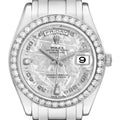 Day-Date Masterpiece Platinum Diamond Meteorite Mens Watch 18946