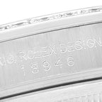 Day-Date Masterpiece Platinum Diamond Meteorite Mens Watch 18946