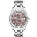 Day-Date Masterpiece Platinum MOP Diamond Mens Watch 18946