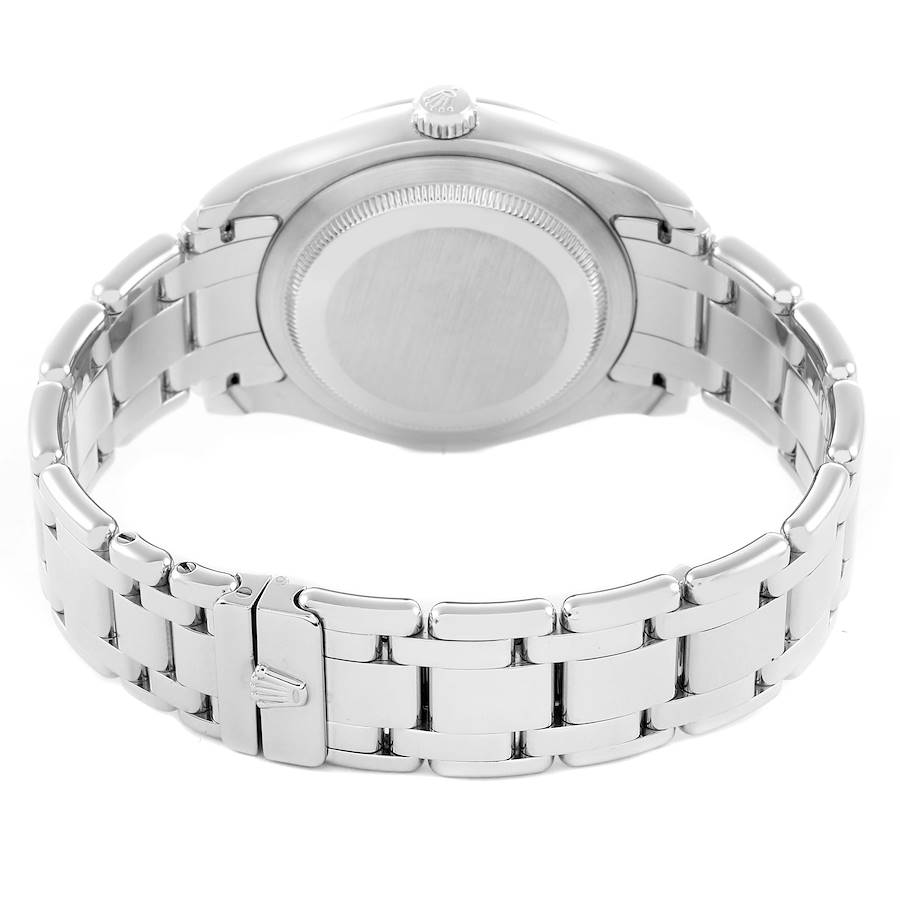 Day-Date Masterpiece Platinum MOP Diamond Mens Watch 18946