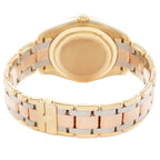 Day-Date Masterpiece White Yellow Rose Gold Diamond Watch 18948 Box Card